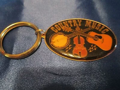 Brass Key Chain Country Music • $11.99