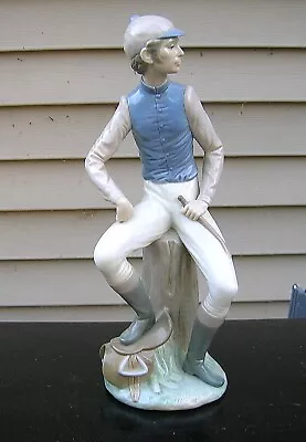 Lladro Large Jockey Figurine Retired 13 1/4  Tall Excellent Condition-best Offer • $495