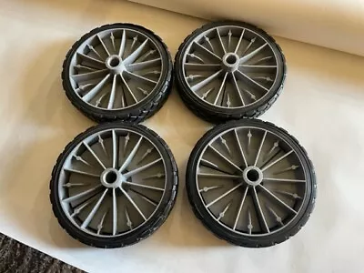 4 NEW CEW Walk Behind Push Lawn Mower Wheels Universal 6  Fits Most Mowers Qty-4 • $12