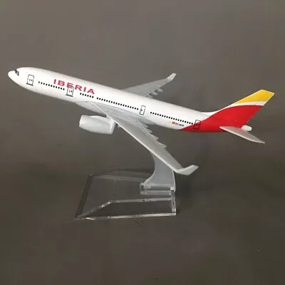 16cm A330 Airbus Iberia Airlines Metal Aircraft Plane Model Gift UK • £10.50