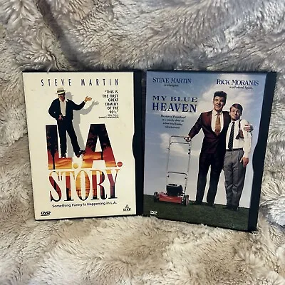 L.A. Story (DVD 1998) Comedy Romance Steve Martin 2 DVD Lot! My Blue Heaven. • $8