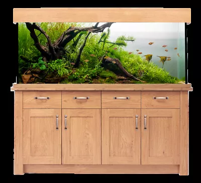 OakStyle Aquarium Fish Tank 300L With Included Oak Cabinet Set - Various Colours • £899.99