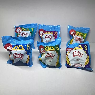 Vintage 1998 Furby McDonalds Happy Meal Toys Tiger Electronics Figure (Lot Of 6) • $19.97