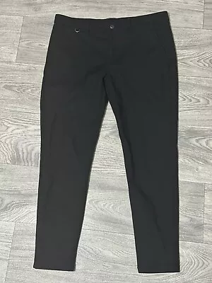 Zara Man Skinny Black Trousers Size 32 • £11