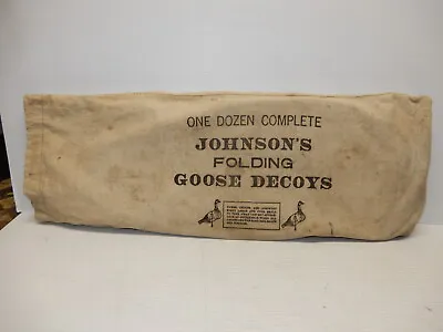 Antique Set Johnsons Folding Goose Decoys Circa 1910 • $99.99