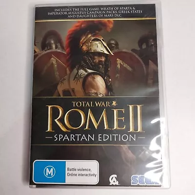 Total War Rome II - Spartan Edition PC DVD (PC) • $19.99