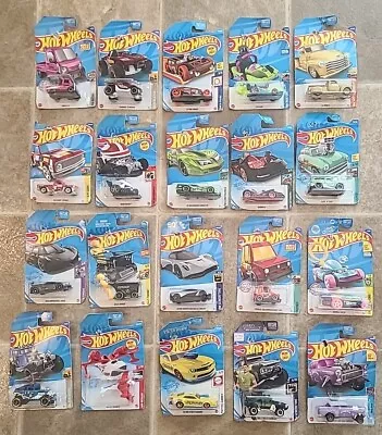 Hot Wheels Lot Of 20 Cars New On Card Screen Time Art Cars Baja Tooned (Lot 2) • $20