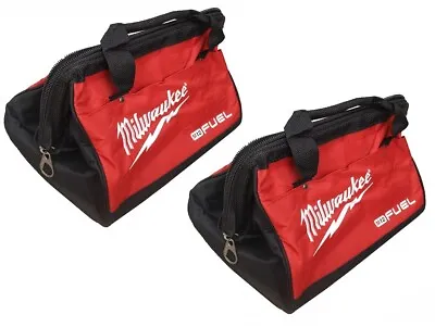 2 New Milwaukee Fuel M12 13   X 10  X 10  Heavy Duty Tool Bags With Pockets • $27.99