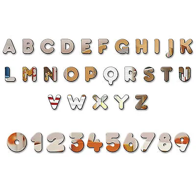 £5.32 • Buy Acrylic Mirror Letters Alphabet Children Name Plaque Wall Or Door Sign Display