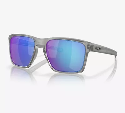 Oakley Silver Xl Sunglasses Matte Grey Ink Sapphire Iridium Polarized Oo9341 • $75