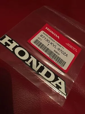 Honda Mark Bike Decal 110mm X1 Black/White Genuine 87130-KVL-970ZA • £4.99