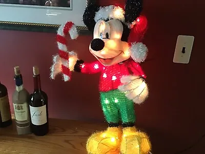 Disney Mickey Mouse Christmas Light Up  Indoor Outdoor Decoration 24 Inches • $69