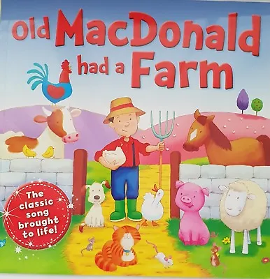 £4.50 • Buy Childrens Story Animal Rhyme Song Old Macdonald Had A Farm Nursery  2-5yrs   