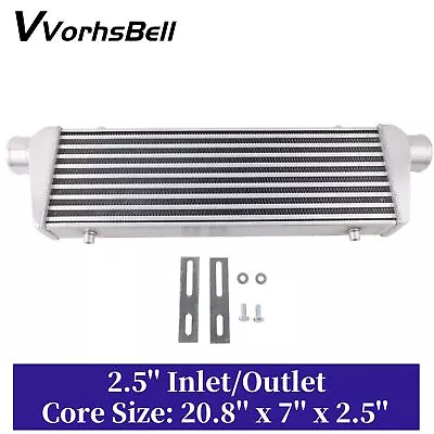 Universal 2.5'' Inlet/Outlet Side Mount Front Turbo Intercooler 27.5x7x3'' Plate • $123.60