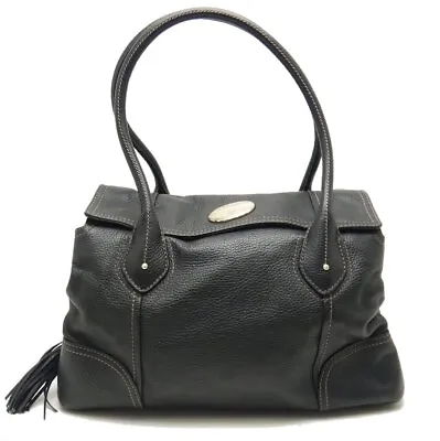 LANCEL Tote Bag Leather Black/251341 • £157.64