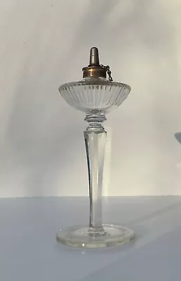 Moser French Cut Glass Etched Alcohol Lamp   VERY NICE! • $76