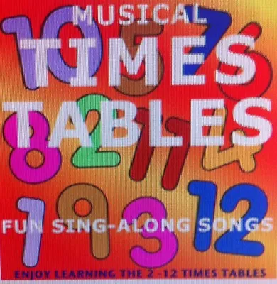 Children's Singalong Learn Times Tables CD Improve Maths Multiplication Free P&P • £2.25