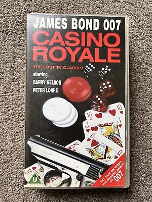 Casino Royale 1st Release Issue Edition Barry Nelson 007 VHS Video James Bond US • £19.99