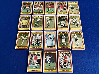 Panini Football 85 Stickers STARS OF THE PAST All 18 Pro Recovered • £45