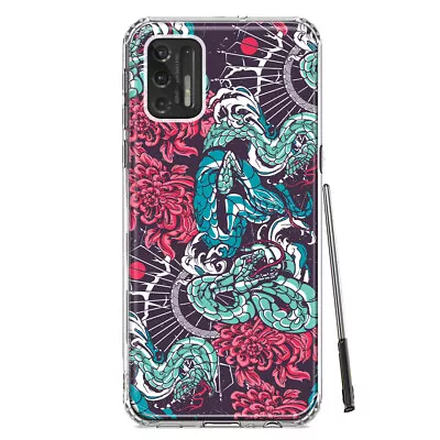 Mundaze Case For Motorola Moto G Stylus 2021 Japanese Snake Tattoo • $12.74