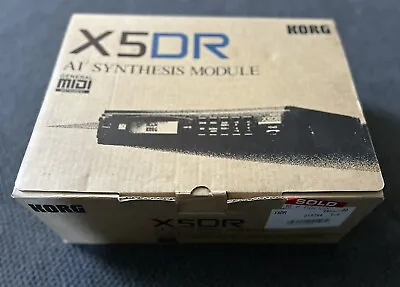 KORG X5DR AI2 Synthesis Module *New Old Stock* Never Used Mint 1990’s Korg Synth • $650