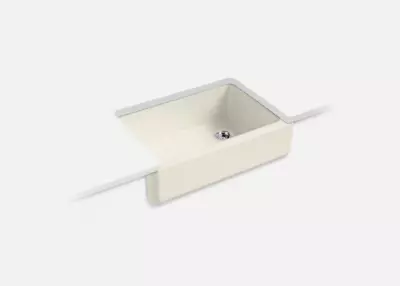 KOHLER K-5827-96 Whitehaven Farmhouse Self-Trimming Undermount 1-Bowl Sink 33 In • $1200