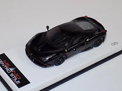 1/43 MR Ferrari 458 Speciale Gloss Black With  Black Wheels Lmtd 6 Pcs. C9 • $329.95
