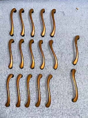 Lot 17 Vtg MCM Retro 1950s 60s KITCHEN CABINET 4  DOOR PULLS  S  Swirl Copper • £52.34