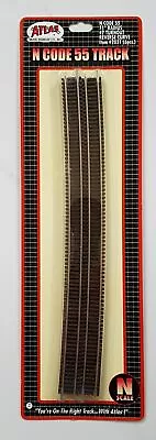 Atlas N Scale ~ Code 55 Track ~ Curve #7 Turnout Reverse Curve (6 Pieces) 2031 • $15.92