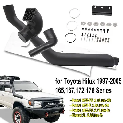 Snorkel Kit Air Intake For Toyota Hilux 1997-2005 165 167 172 2.7L 3.4L Petrol • $134.09