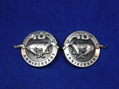 04 Ford Mustang 40th Anniversary Badge Fender Emblem Emblems OEM Used L11 • $40.49