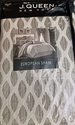 J. Queen New York Luxembourg Silver European Sham 25 In X 25 In • $49.99