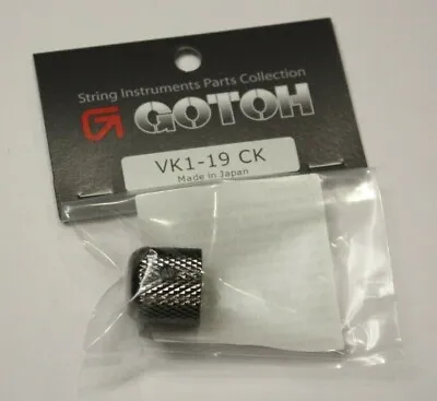 Authentic Gotoh VK1-19 Cosmo Black Control Knob Metal For Ibanez Guitar • $8.99