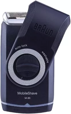 Braun MobileShave M-30 Electric Pocket Beard Shaver Portable Travel Washable • $36.45