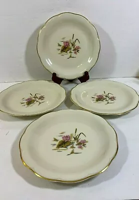  Haviland Pate Invoire Limoges France 8 1/2  Plates Set Of 4        T24 • $19.95