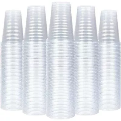 50pk Disposable Plastic Cups 7oz • £1.50