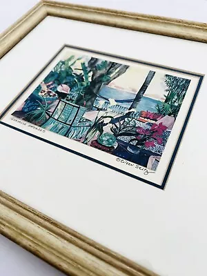 Vintage Art Worked By Eileen Seitz Framed Artwork  (Treehouse Breezes)  • $39.99