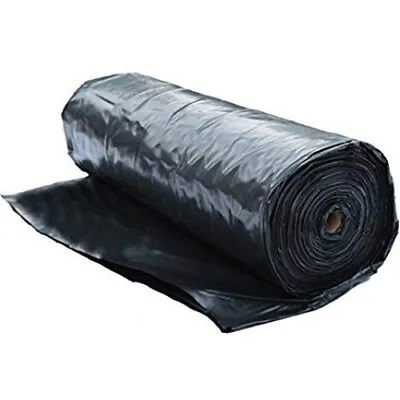 Vapor Barrier Supply - Poly Cover Black Vapor Barrier Plastic Sheeting - 10 Mil • $49.99