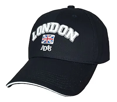 London Union Jack Baseball Cap Mens Adults Hat Britain Flag Union Jack England • £7.95