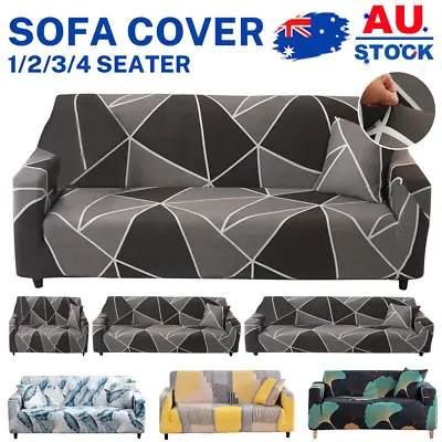 Washable Sofa Cover Couch Covers 1 2 3 4 Seater Slipcover Lounge Protector • $11.50