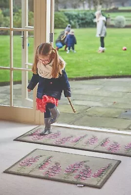 £43.69 • Buy Hug Rug (FLORAL 2) Dirt Trapper Door Mat & Runner Available Machine Washable  