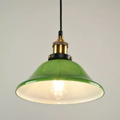 Vintage Glass Pendant Lamp Modern Industrial Ceiling Light Fixture For Kitchen • $59