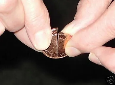 £4.42 • Buy MAGIC   RIPPED   AND  RESTORED  2p  COIN  TRICK  ILLUSION