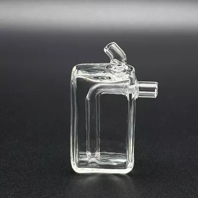 7cm Mini Glass Bong Pyrex Hookah Water Pipe Shisha Smoking Bubbler+Hose & Bowl • $10.44