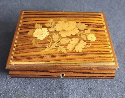 Vintage Sorrento Inlaid Wood Italian Box Trinket Jewelry No Music Parts Box Only • $14.75