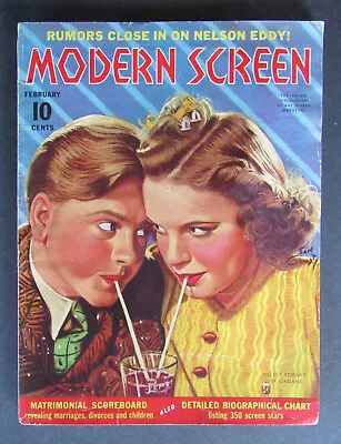 Judy Garland Mickey Rooney 1940 MODERN SCREEN Magazine ANDY HARDY Babes In Arms • $60