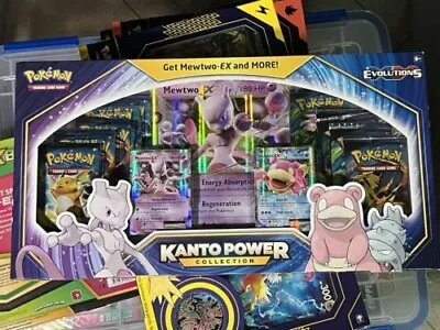 Factory Sealed Pokemon Kanto Power Collection Box Mewtwo EX XY Evolutions • $350