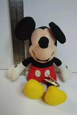 Disney Store 2001 MICKEY MOUSE Mini Bean Bag Plush Stuffed Animal Toy 9  • $7