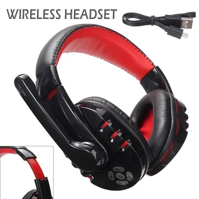 $38.88 • Buy Bluetooth Gaming Headset MIC LED Headphones For PC Laptop PS4 PS5 Slim Pro One