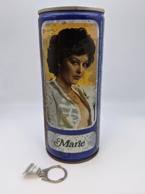 £14.95 • Buy Vintage Empty Tennent's Lager Lovelies Can - MARIE 1977 Tin Mancave / Bar 440ml
